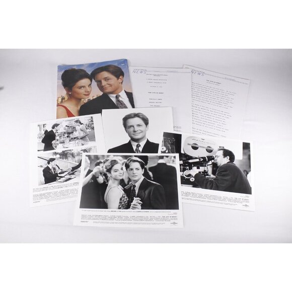 1993 For Love or Money Movie press kit + 4 photo sheets, vintage Michael J Fox, - Picture 5 of 7